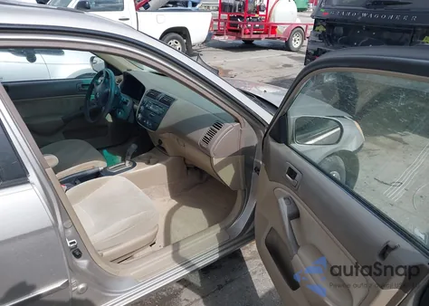 2001 Honda Civic Ex z USA, uszkodzony, nr VIN 1HGES26761L047891